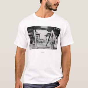 T-shirt Los Angeles, nouvelle Chinatown scène de rue de C