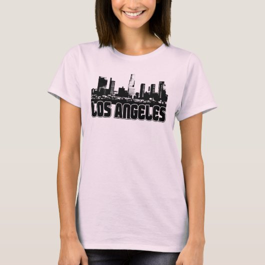 T-shirt Los Angeles Skyline (Devant)