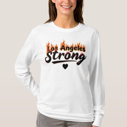 T-shirt Los Angeles Strong - (Devant)