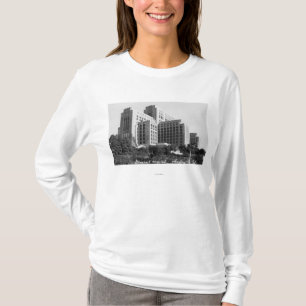 T-shirt Los Angeles, vue de CA d'Hôpital Général