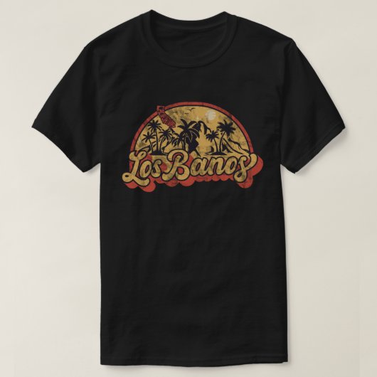 T-shirt Los Banos, Californie (Design devant)