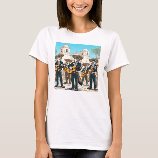 T-shirt Los Coyotes Mariachi (Devant)