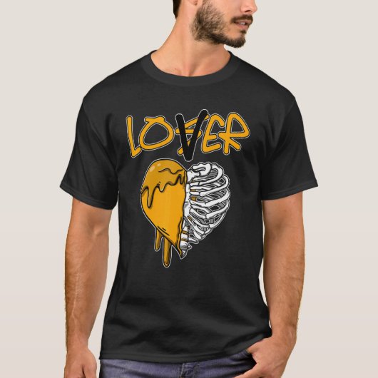 T-shirt Loser Dripping Heart OG Yellow Toe 1s Matching (Devant)