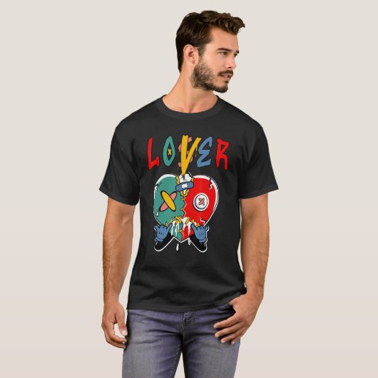 T-shirt Loser  Heart Dripping Multi 1s Matching (Devant entier)
