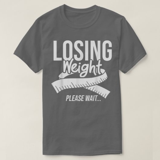 T-shirt Losing Weight Motivation Diet Workout (Design devant)