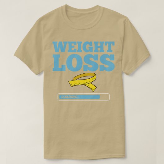 T-shirt Losing Weight Motivation Diet Workout (Design devant)