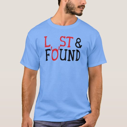 T-shirt Lost and Found girl (Devant)