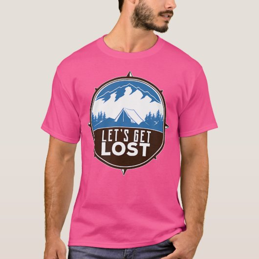 T-shirt Lost - Camping Travel (Devant)
