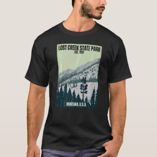 T-shirt Lost Creek State Park Lover Montana State Souvenir