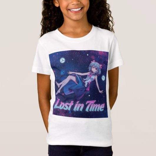 T-Shirt Lost in Time Aesthetic Barbie Tee (Devant)