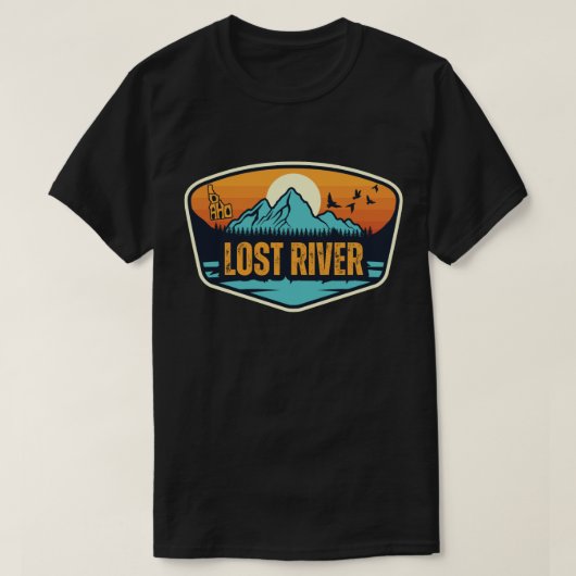T-shirt Lost River, Idaho (Design devant)