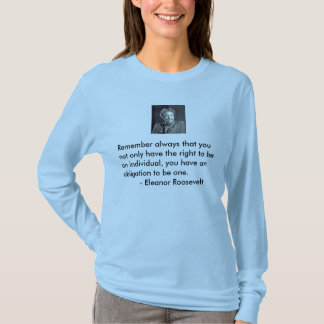 T-shirt L'ot d'obligation soit une personne