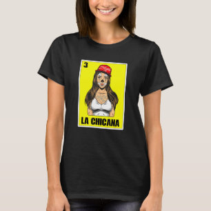 T-shirt Loterie Mexicaine Pour Femmes Usa Chingona La Chic