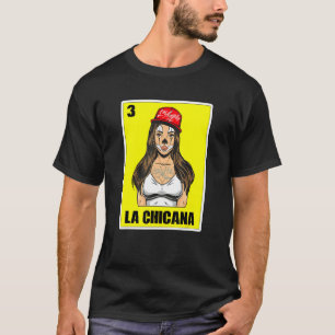 T-shirt Loterie Mexicaine Pour Femmes Usa Chingona La Chic