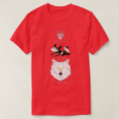 T-shirt Loth rat Loth cat Loth wolf run Choisissez un chem (Design devant)