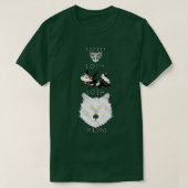 T-shirt Loth rat Loth cat Loth wolf run Choisissez un chem (Design devant)