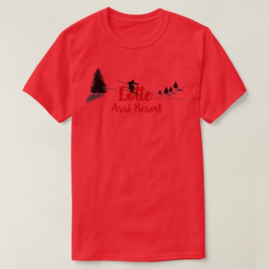 T-shirt Lotte Arai Resort Long Ski (Design devant)