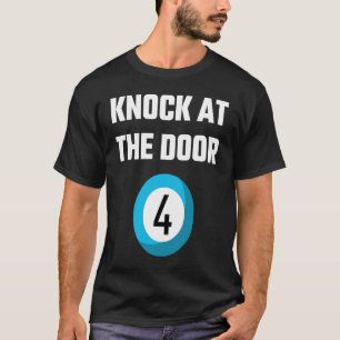 T-shirt Lotterie Dit Frapper À La Porte Quatre Caller Slan