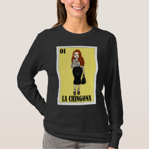 T-shirt Lotterie mexicaine Tête rouge La Chingo