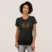 T-shirt Lotus - Coeur d'or (Devant entier)