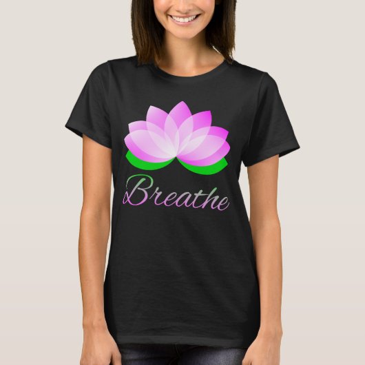 T-shirt Lotus Flower Breathe (Devant)