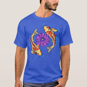 T-shirt Lotus Flower et Koi Fishes