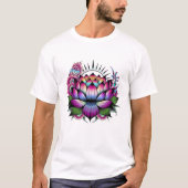 T-shirt Lotus - « Paix intérieure… ou simplement éviter le (Devant)