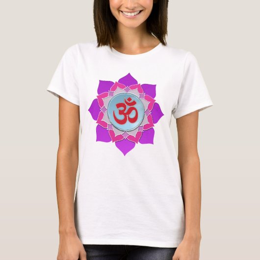 T-shirt Lotus rose (Devant)
