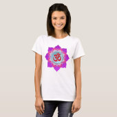 T-shirt Lotus rose (Devant entier)