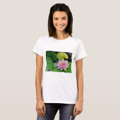 T-shirt Lotus rose (Devant entier)