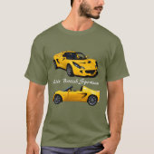 T-shirt Lotus S2 Elise, British Sportscar (Devant)