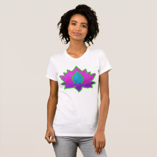 T-shirt Lotus scintillant de Diwali