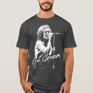 T-shirt Lou Gramm Retro Fan Art Design