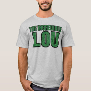 T-shirt Lou Incroyable - Typographie à motif de brique ver