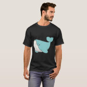 T-shirt lou, la baleine (Devant entier)