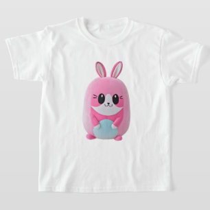 T-shirt Lou Lou. Une créature rose et câlinée.