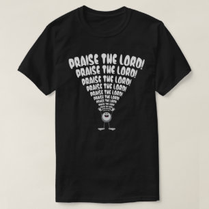 T-shirt Louange le Seigneur Emoji (pour les chemises noire