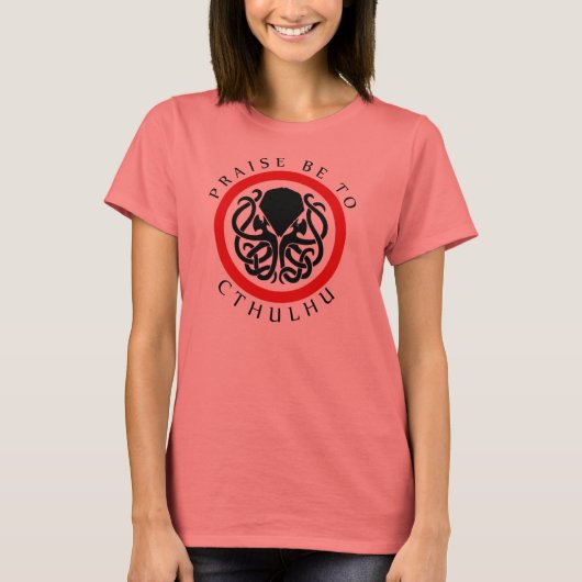 T-shirt Louange Soit À Cthulhu (Devant)