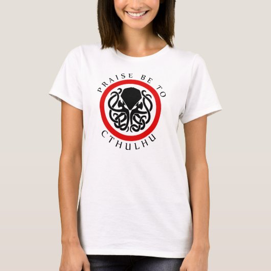 T-shirt Louange Soit À Cthulhu (Devant)