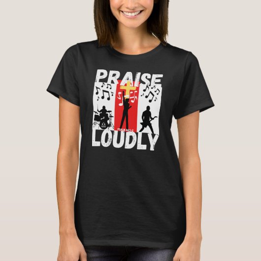 T-shirt LOUDLY Christian Bible Inspiré Design (Devant)