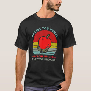 T-shirt Louez Humain Pour Les Snacks Que Vous Fournissez V