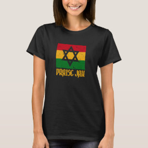 T-shirt LOUEZ JAH Vêtements Roots Reggae Rasta Hommes et F