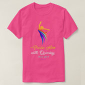 T-shirt Louez-le avec Danser Christian Worth Danseuse (Design devant)