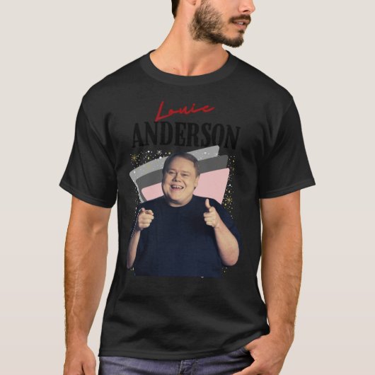 T-shirt Louie Anderson Rip Louie Anderson Louie Anderson   (Devant)