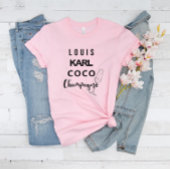 T-shirt Louis Coco Champagne Déclaration