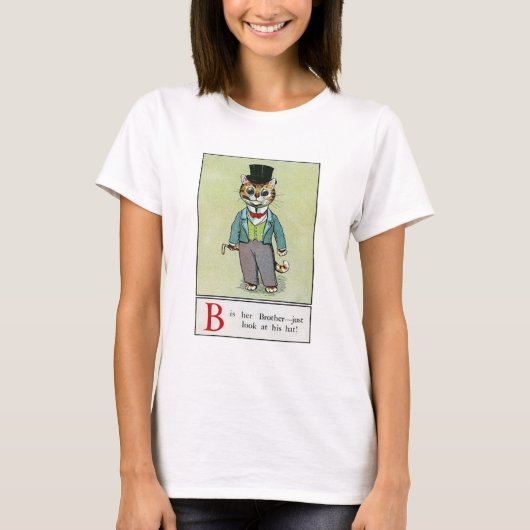 T-shirt Louis Wain, Chat Drôle (Devant)