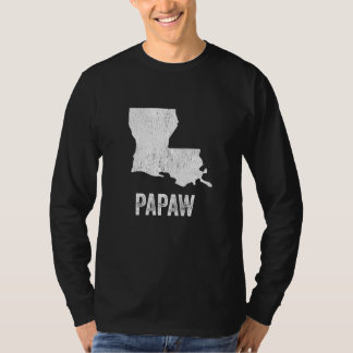 T-shirt Louisiana Papaw Louisiana Silhouette State Coolest
