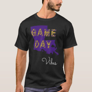 T-shirt Louisiana State Tigers Football Jour de match Vibe