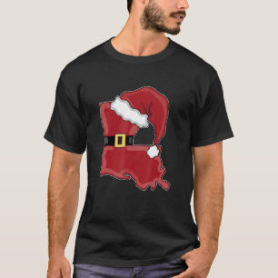 T-shirt Louisiane Père Noël Sublimation Louisiane Noël
