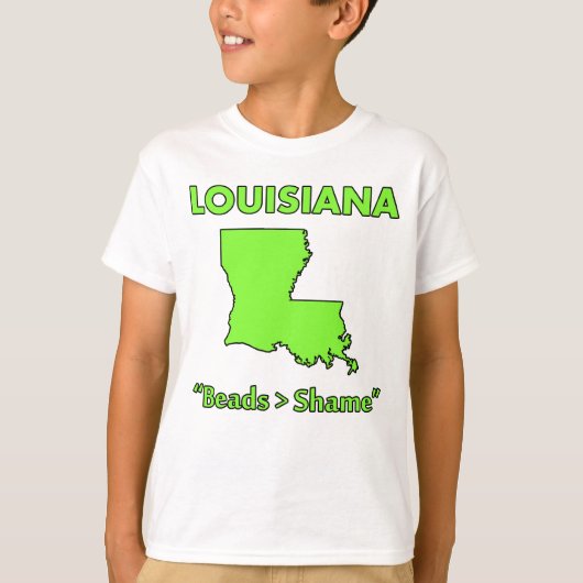 T-shirt Louisiane - Perles > Honte (Devant)